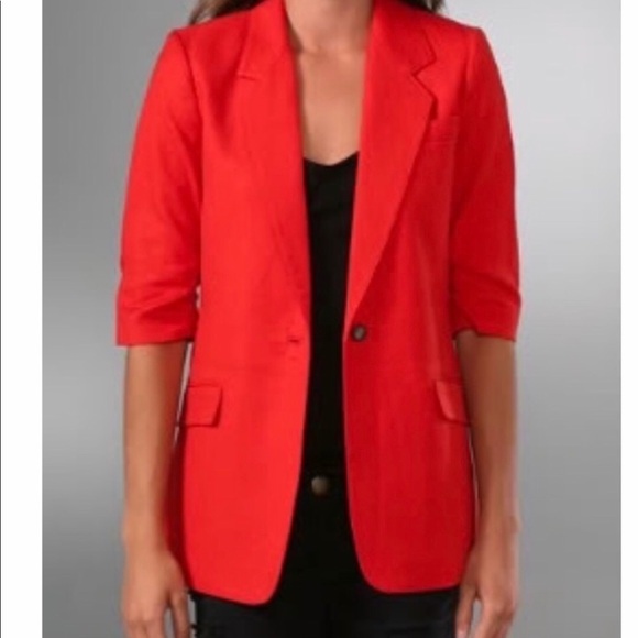 Elizabeth and James 3/4 length sleeve blazer - Picture 2 of 6